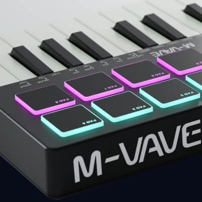 MIDI-клавиатура M-VAVE SMK-25 (25 клавиш) черная-8