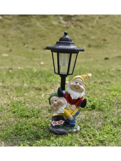 Фигурка садовая с фонарем Gnome Lamp-3
