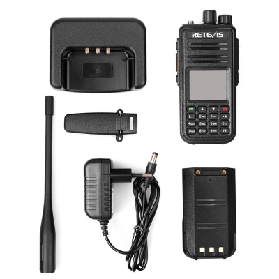 Цифроаналоговая (DMR) радиостанция Retevis RT3S с GPS-8