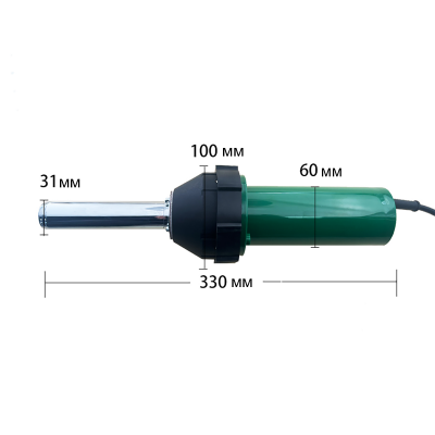 Фен для сварки пластика DELUK 1080 Вт-6